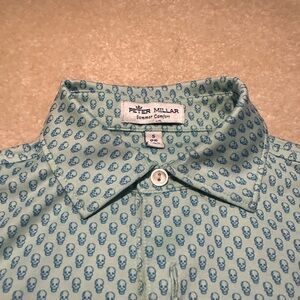 Boys small Peter Millar performance golf polo